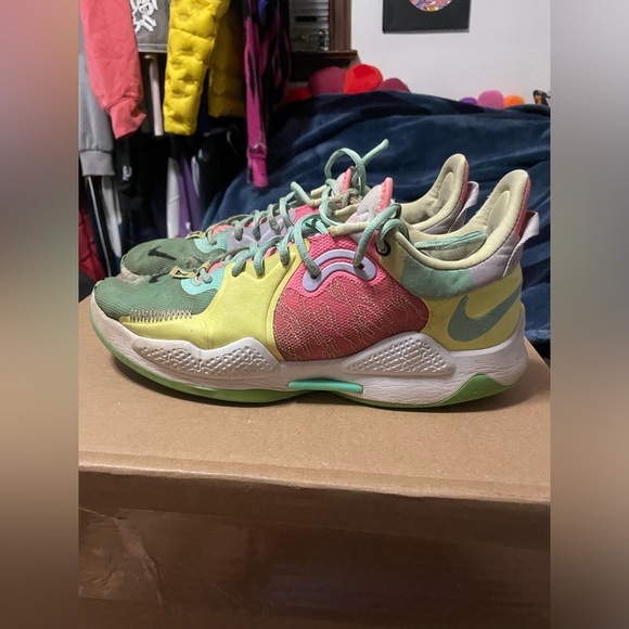Nike PG 5 Daughters Green Glow Size 12 - Picture 6 of 10